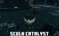 Sculk catalyst blocks regenerate sculk blocks (Image via Mojang)